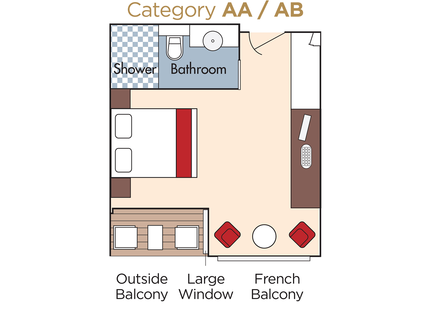 French & Outside Balcony - Schematic