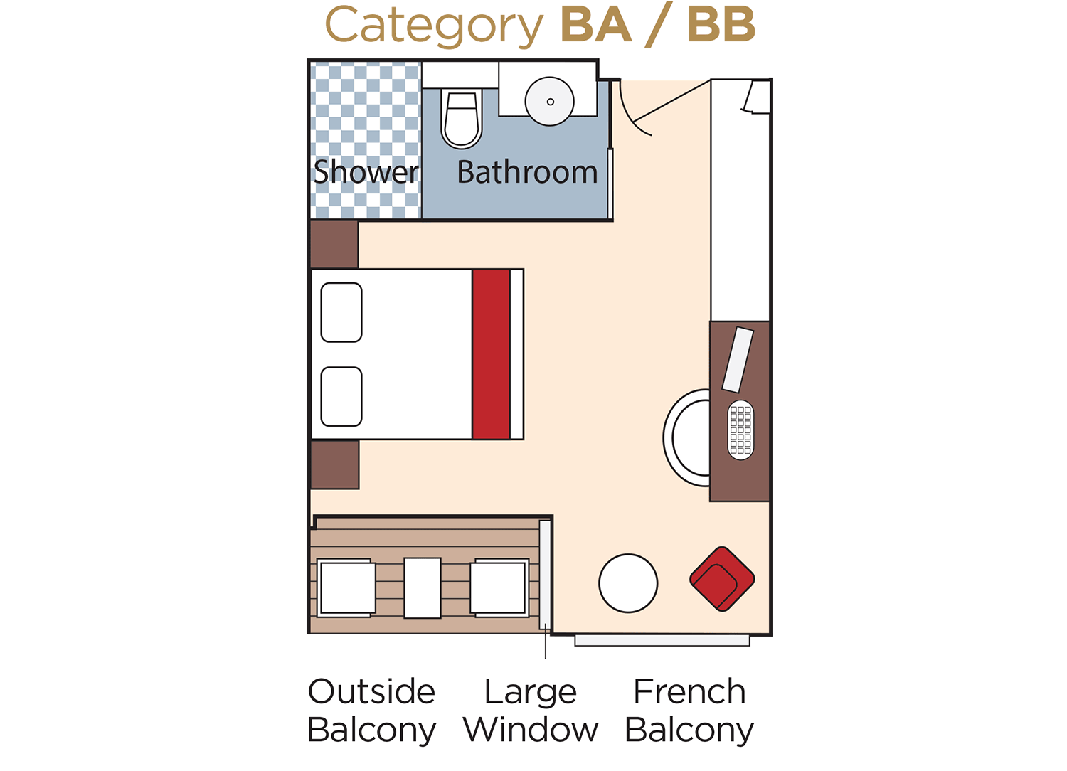 French & Outside Balcony - Schematic