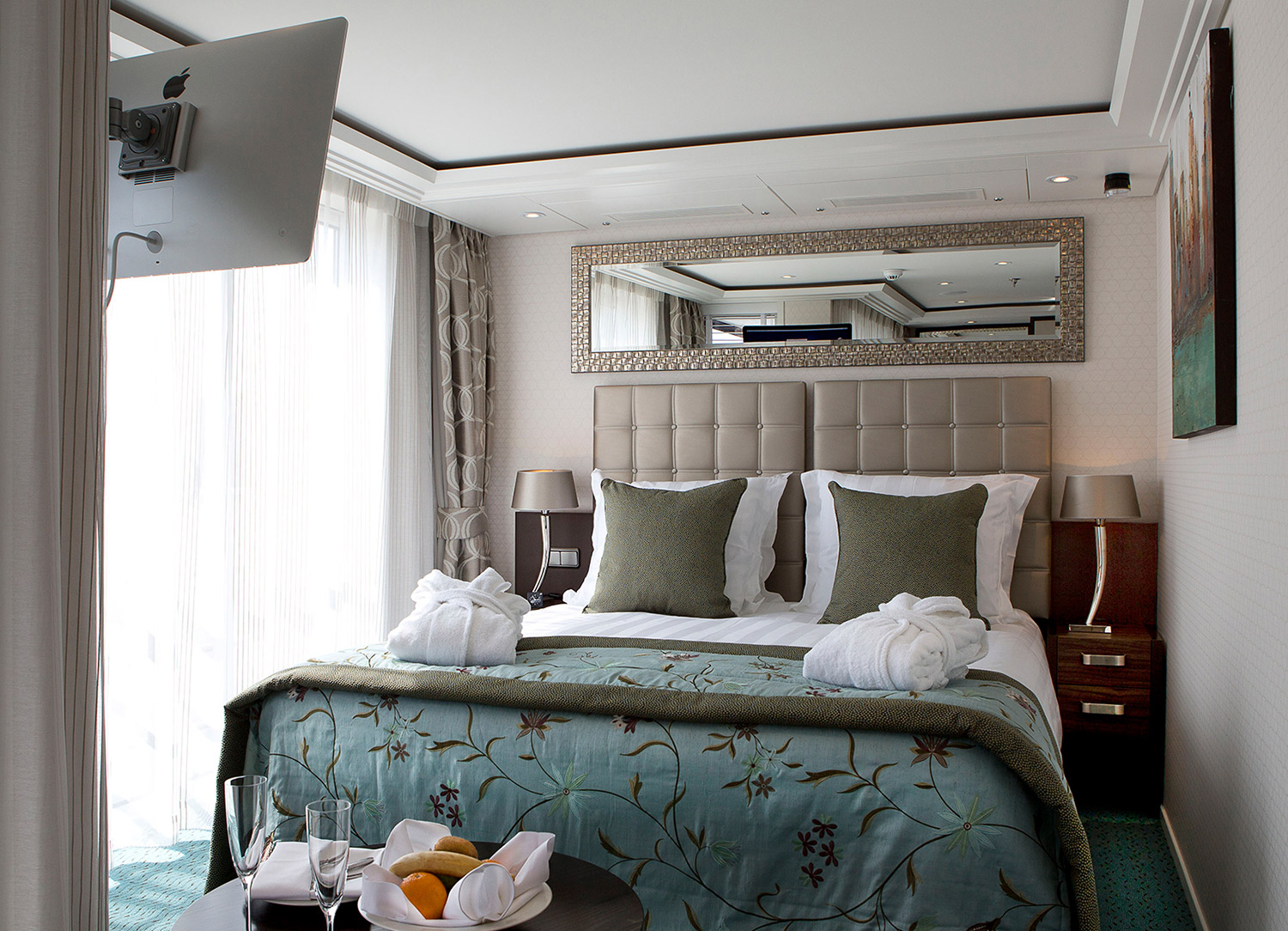 French & Outside Balcony - Bedroom