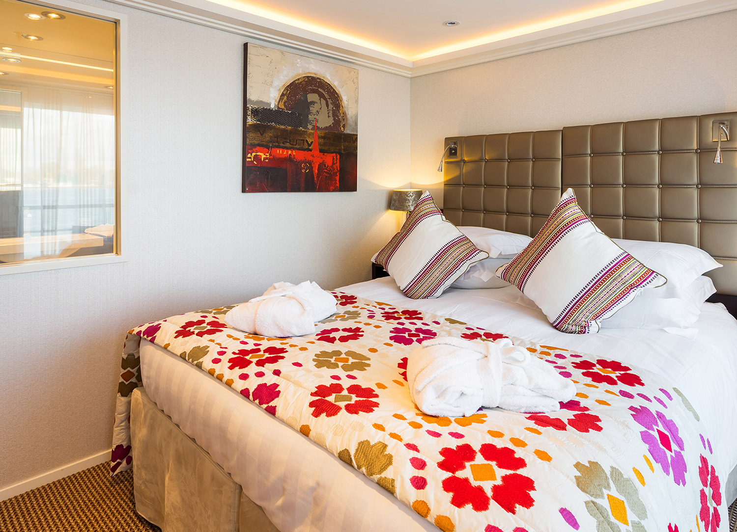 French & Outside Balcony - Bedroom
