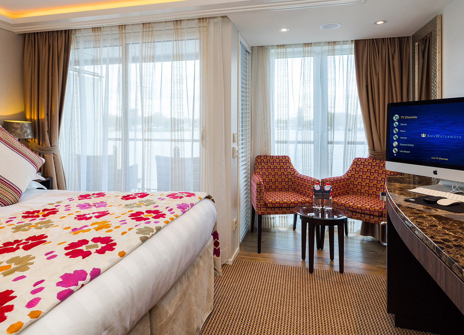 French & Outside Balcony - Bedroom