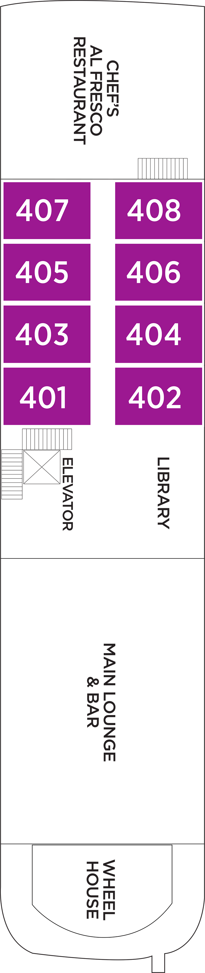 Jasmine (Deck 4) deck plan for AmaDahlia
