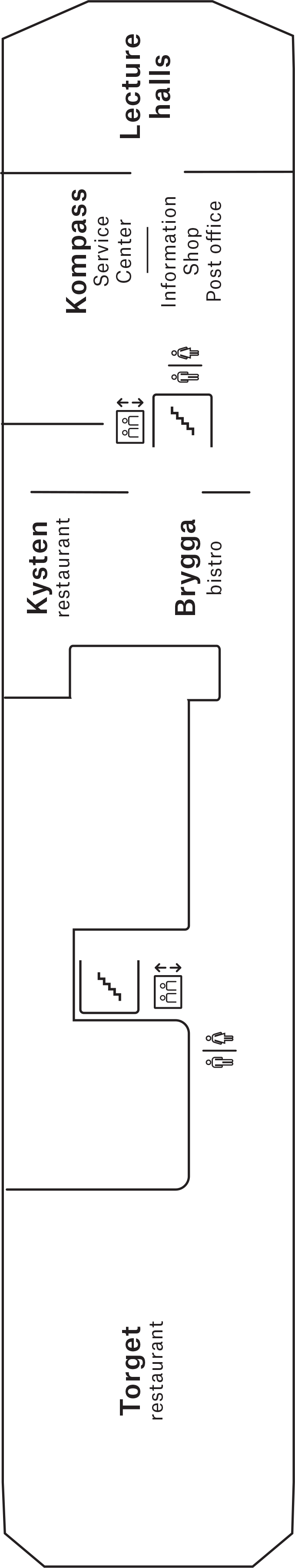 Deck 4 deck plan for MS Nordkapp