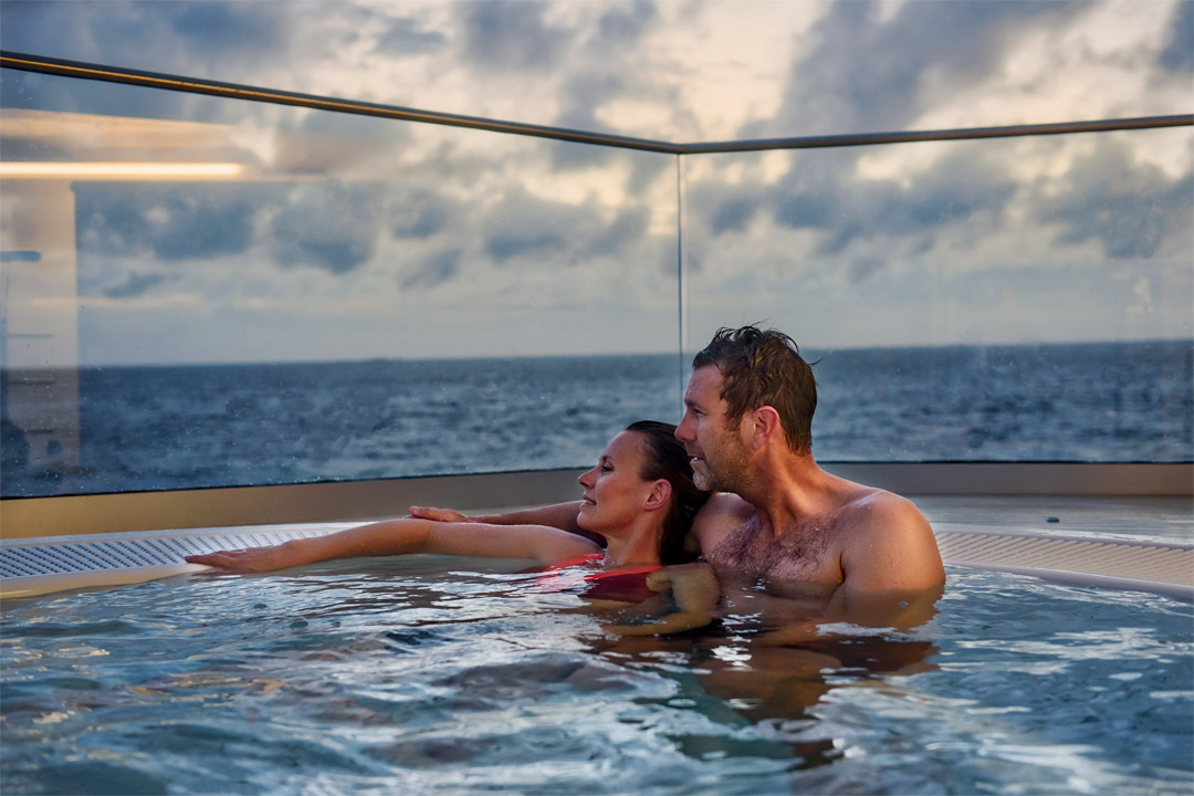  <em>Hurtigruten’s</em> newest ships will feature a pool deck with an infinity pool, jacuzzis and more!  