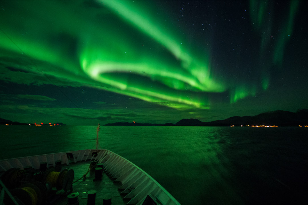  On select itineraries, you have a very good chance of witnessing the majestic Northern Lights phenomenon!  