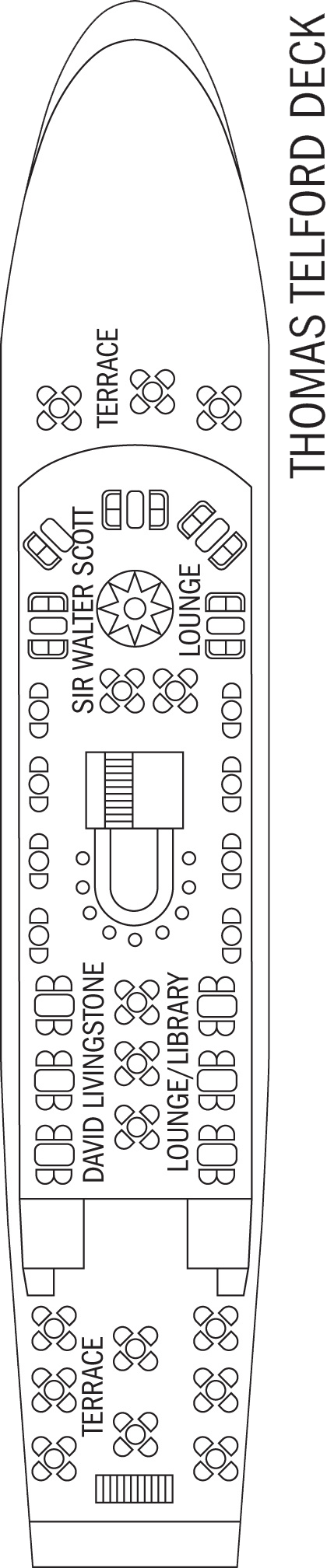 Telford (Deck 4) deck plan for Lord of the Glens
