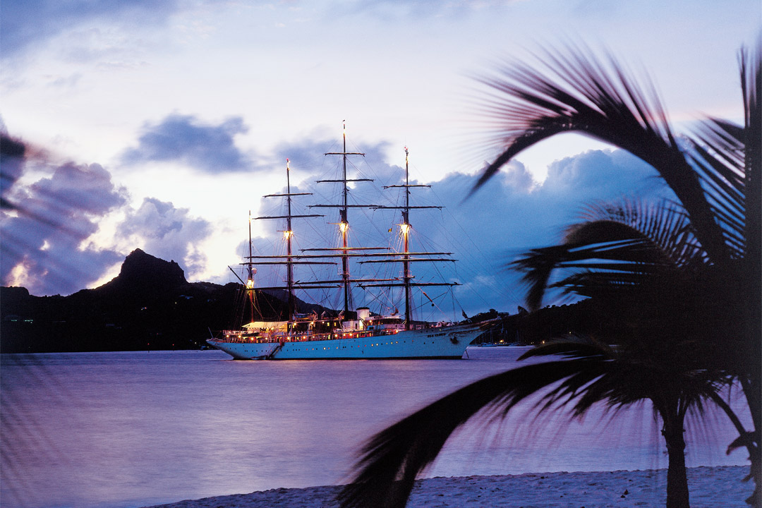  <em>Sea Cloud</em> offers incredible itineraries throughout the Caribbean.  