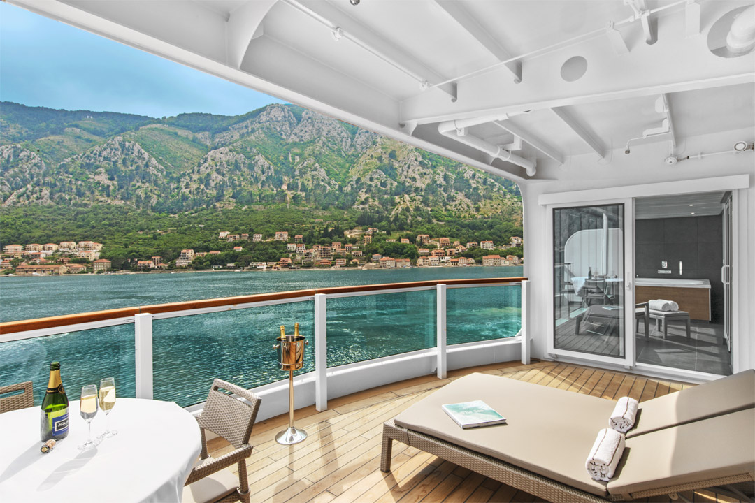  Wintergarden Suites are some of the most majestic accommodations onboard <em>Seabourn Ovation</em>.  