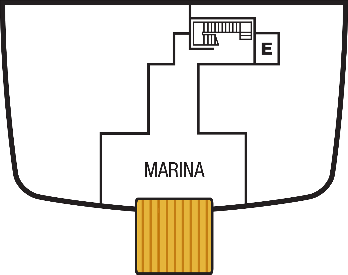 Deck 3 deck plan for Seabourn Ovation