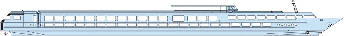 Where Main (Deck 1) is on MS Elbe Princesse