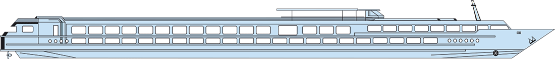 Where Main (Deck 1) is on MS Elbe Princesse II