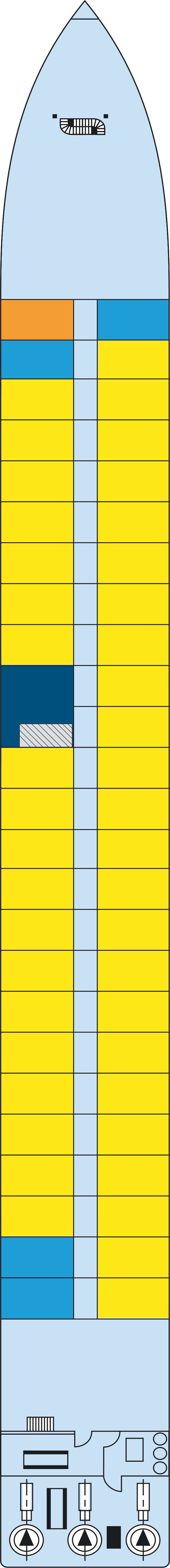 Main (Deck 1) deck plan for MS Loire Princesse