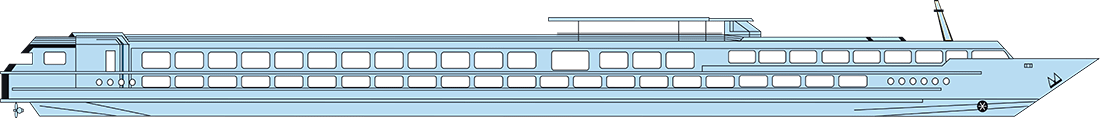 Where Main (Deck 1) is on MS Douce France