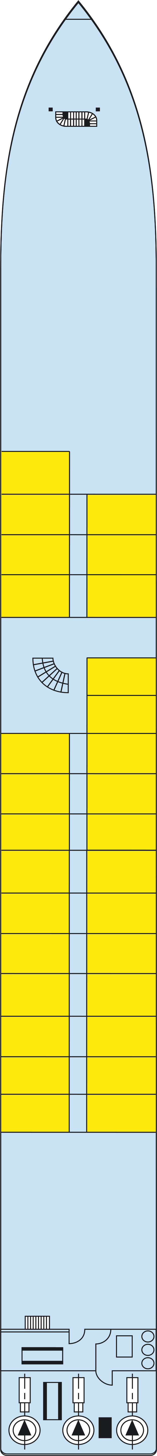 Main (Deck 1) deck plan for MS Mona Lisa