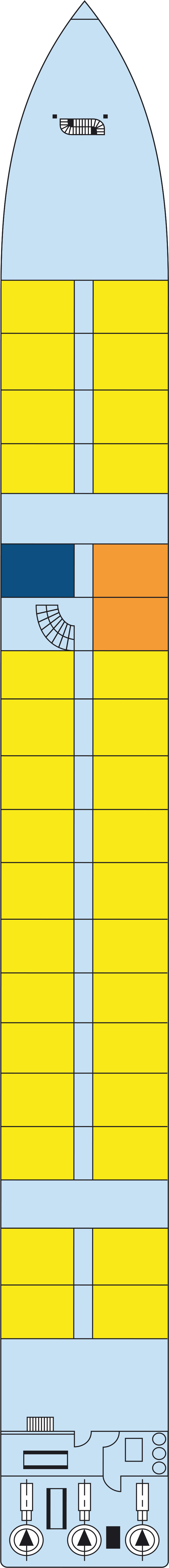 Main (Deck 1) deck plan for MS Symphonie