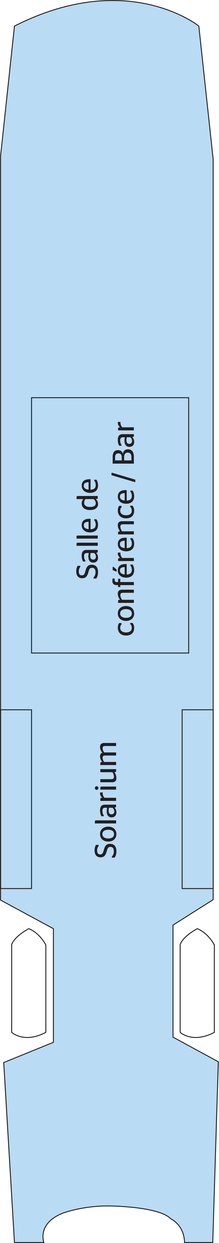 Sun (Deck 5) deck plan for MS Kronstadt