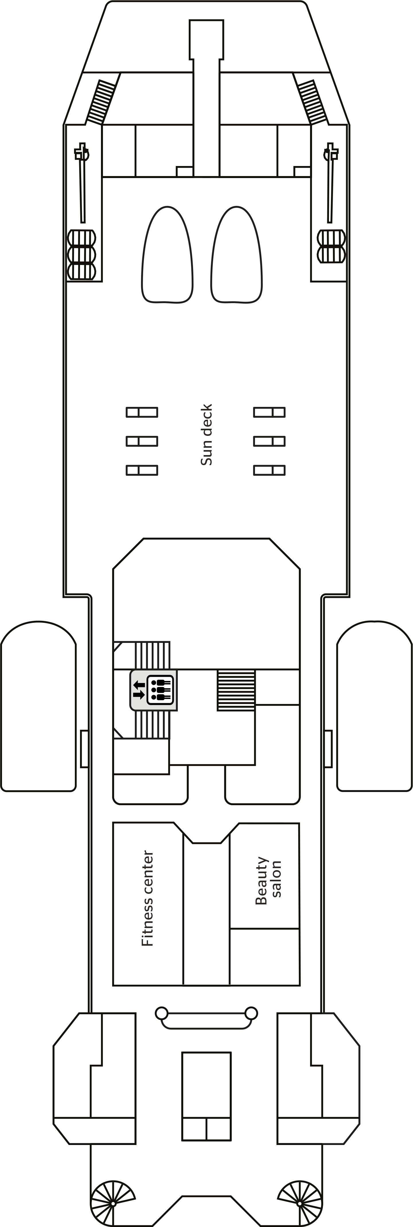 Deck 7 deck plan for La Belle Des Oceans