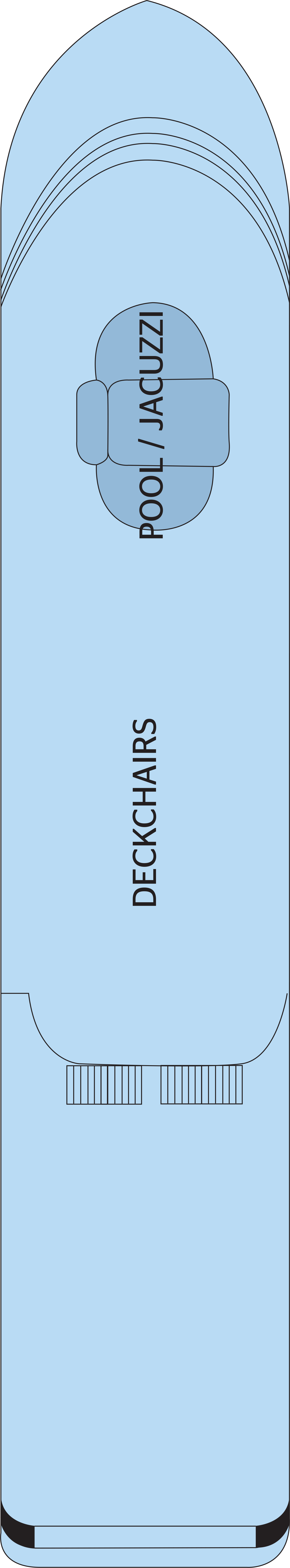 Sun (Deck 5) deck plan for Steigenberger Royale 