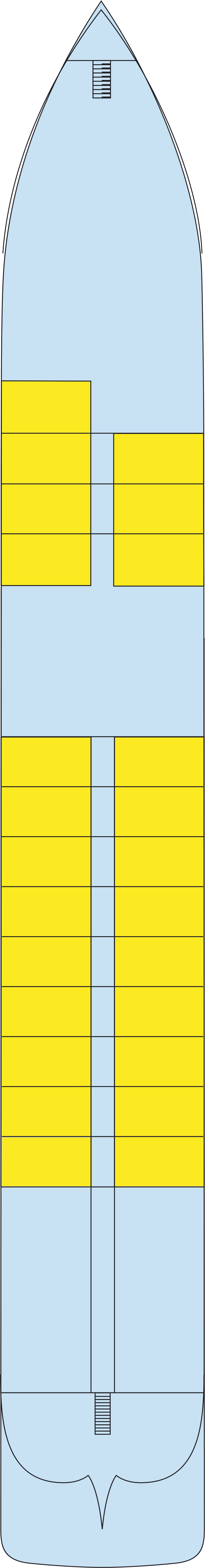 Main (Deck 1) deck plan for MS R.E. Waydelich L.J.