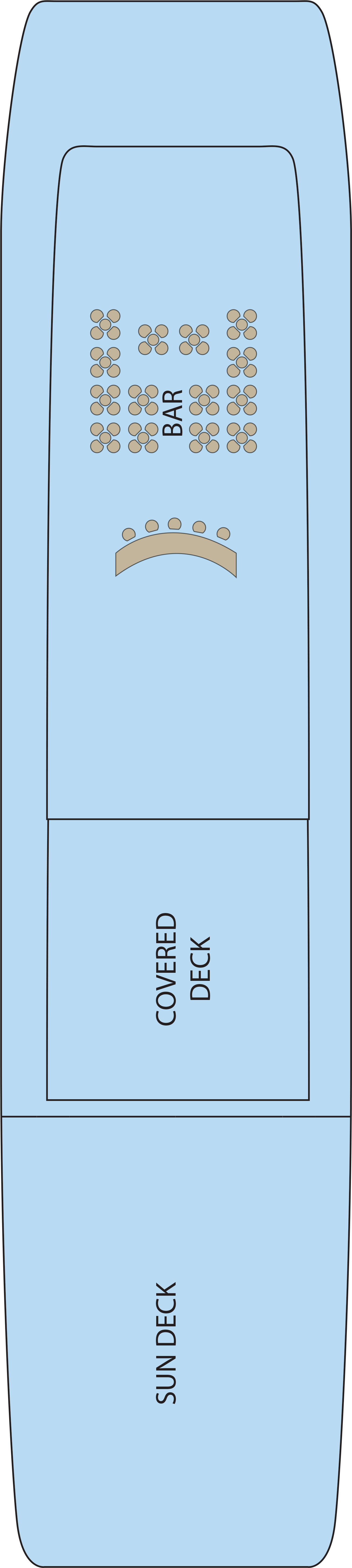 Sun (Deck 3) deck plan for RV Star of Luxor