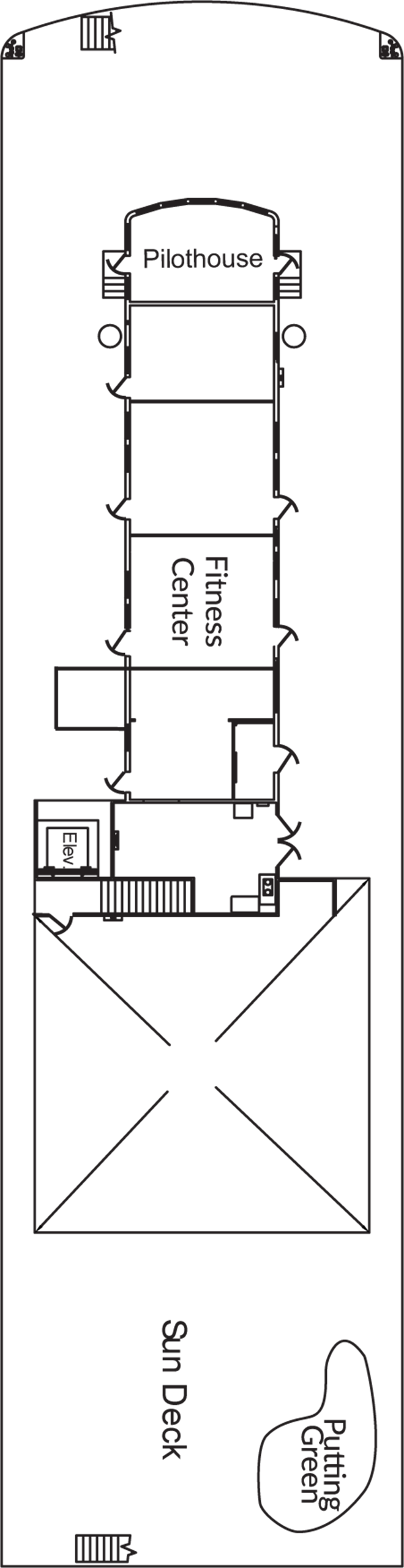 Deck 4 deck plan for American West