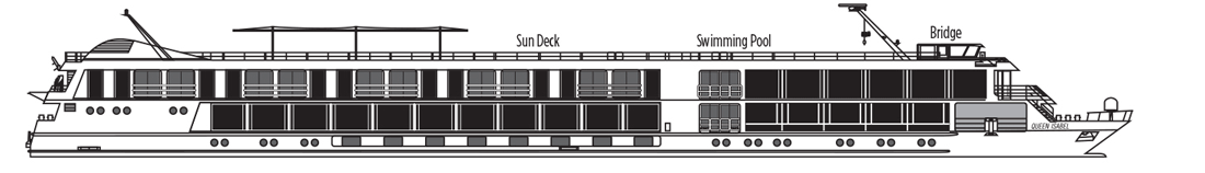 Where Bavarian (Deck 1) is on S.S. Maria Theresa