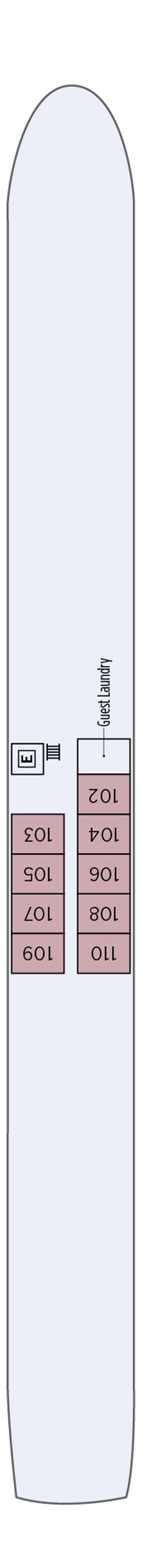 Moselle (Deck 1) deck plan for River Duchess