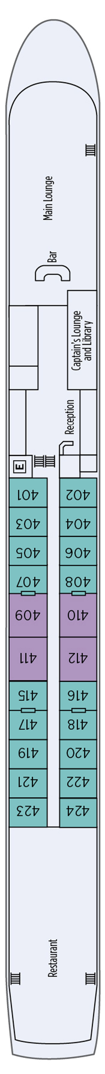 Marco Polo (Deck 3) deck plan for River Princess