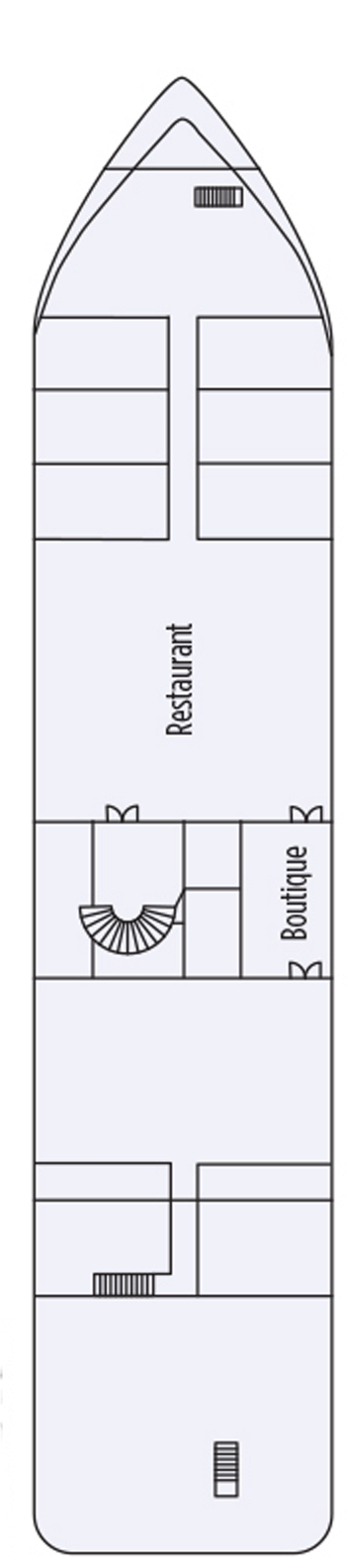 Nile (Deck 1) deck plan for River Tosca