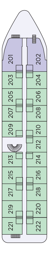 Pharaoh (Deck 3)  deck plan for River Tosca