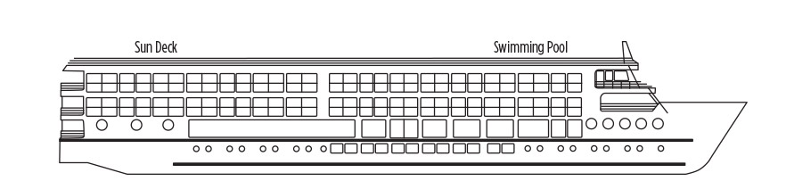 Where Nile (Deck 1) is on River Tosca