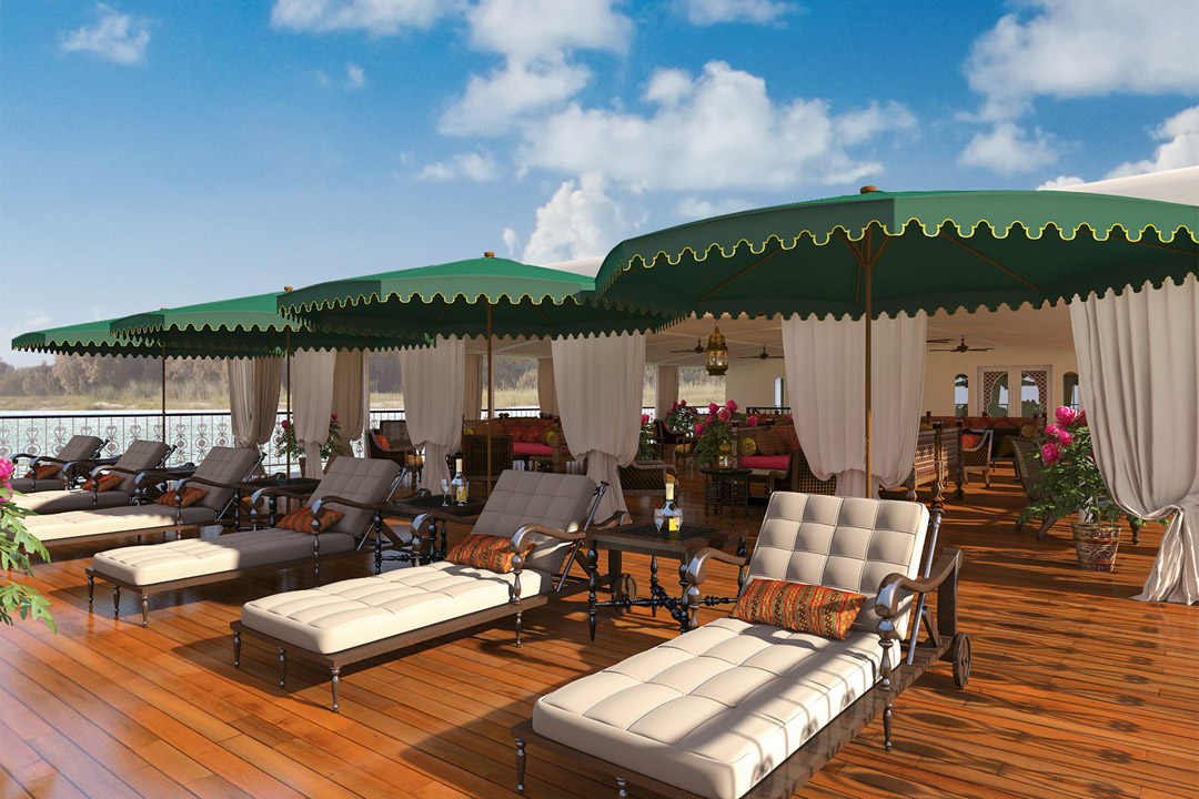  Lay out on the beautiful sundeck and get some color during your cruise. 