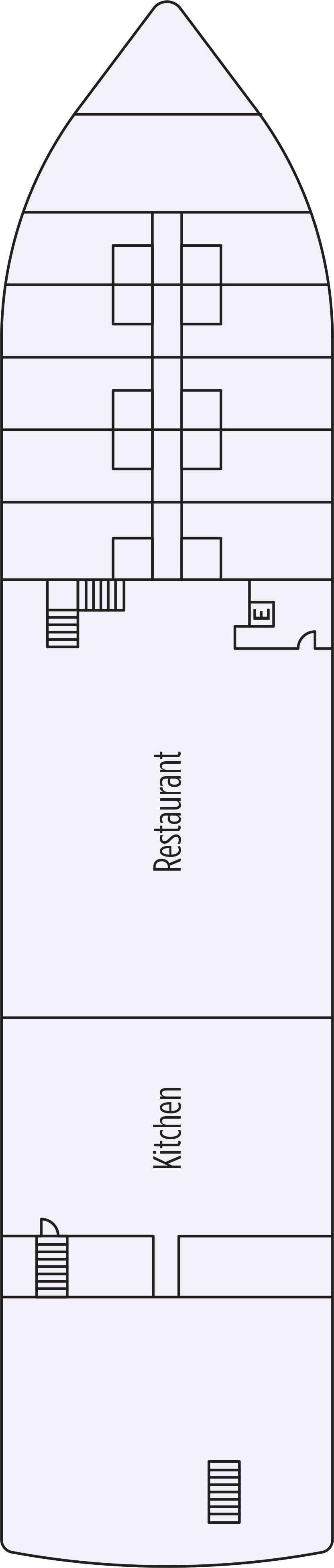 Luxor (Deck 1) deck plan for S.S. Sphinx 