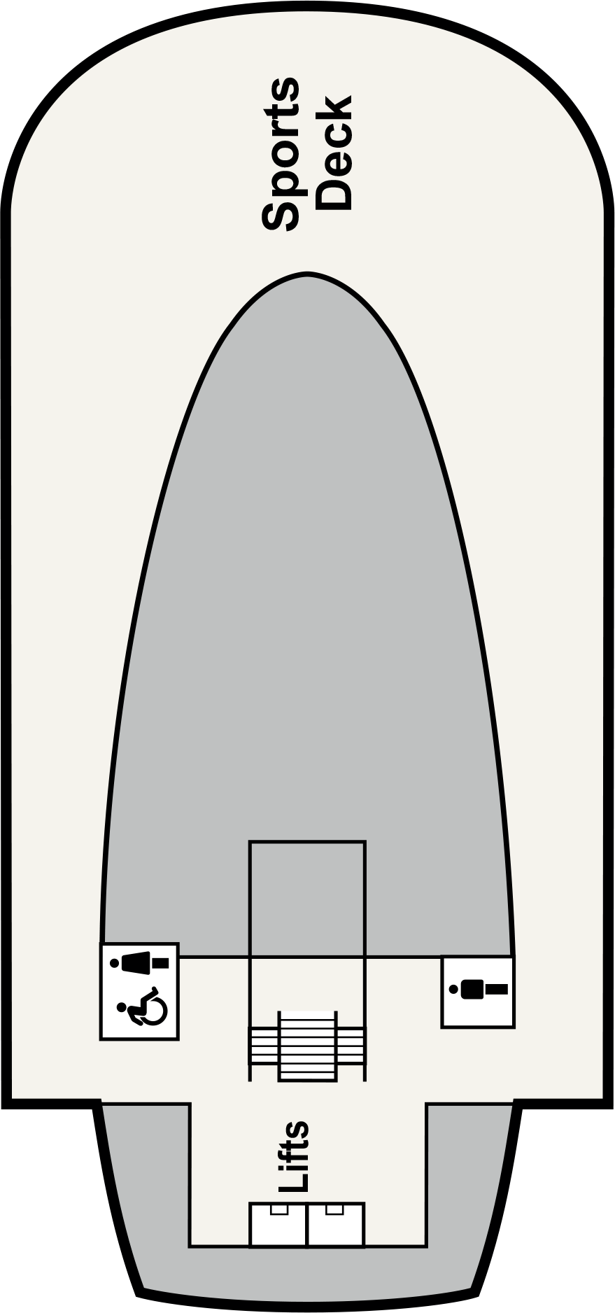 Deck 9 deck plan for Viking Neptune