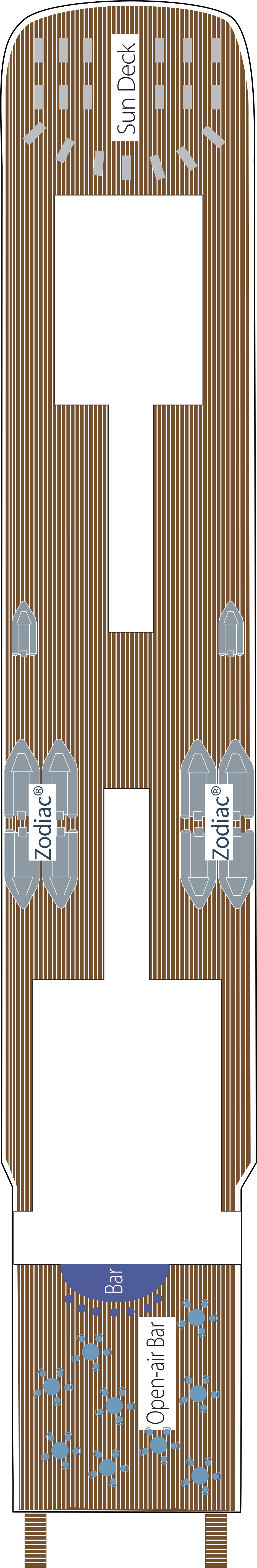 Deck 7 deck plan for Le Boreal 