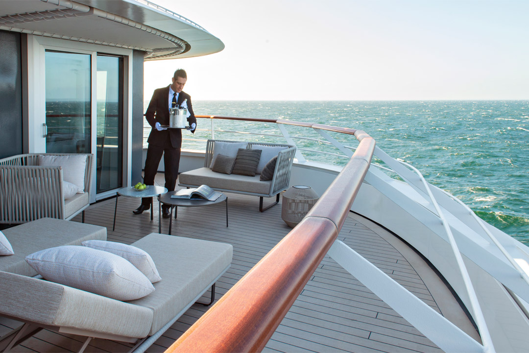  Guests booked in suites can enjoy the finest butler service at sea.  