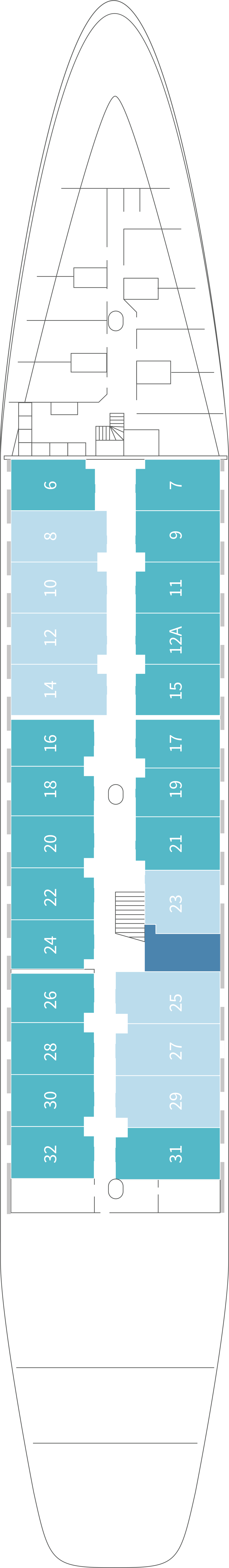 Marie Galante (Deck 2) deck plan for Le Ponant