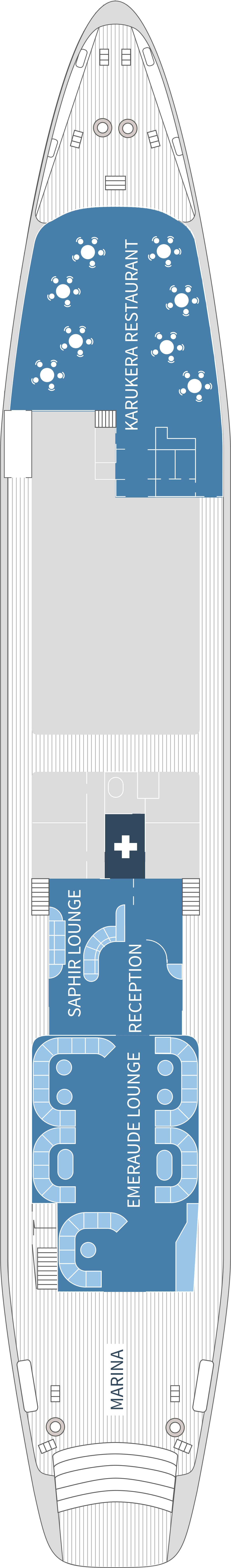 Saint-Barth (Deck 3) deck plan for Le Ponant