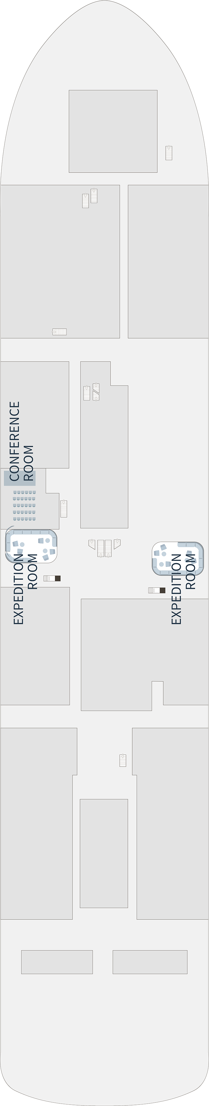 Deck 3 deck plan for Le Commandant Charcot