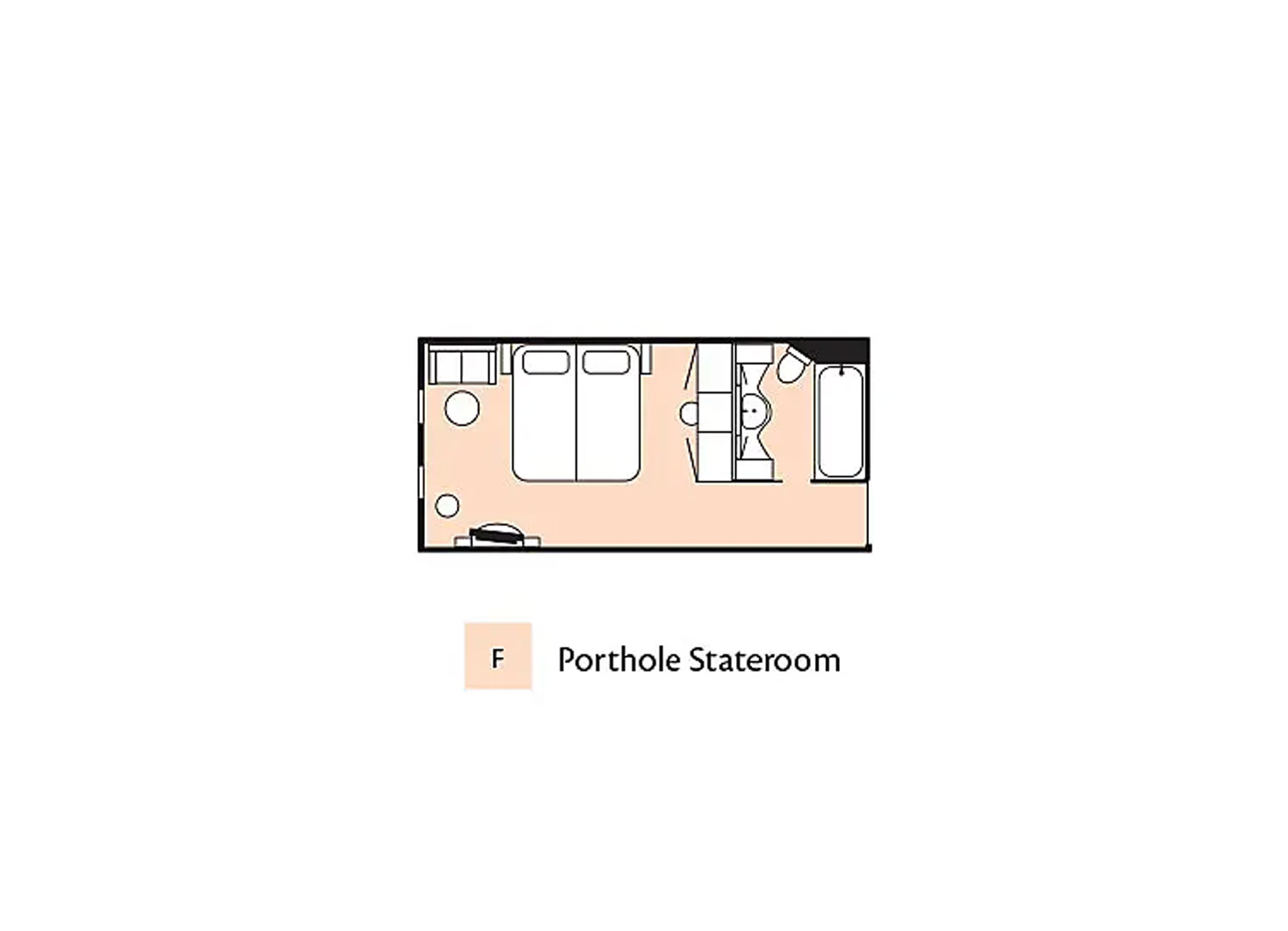 Porthole Stateroom - Schematic