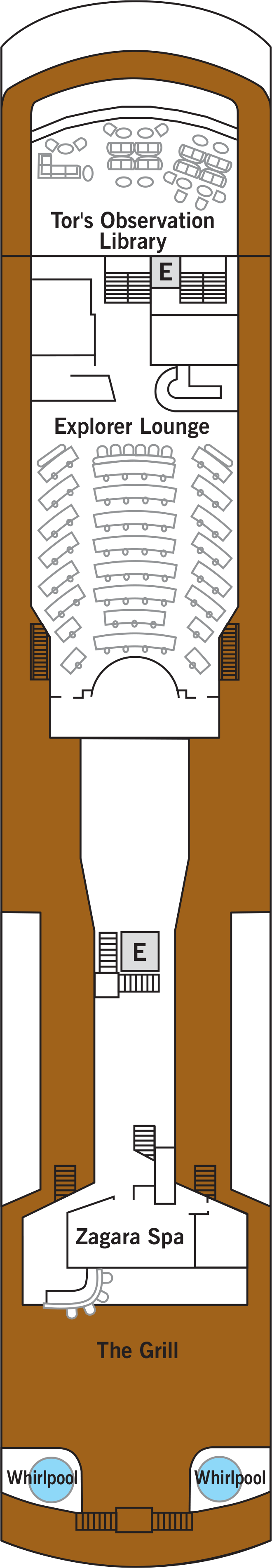 Deck 6 deck plan for Silver Explorer