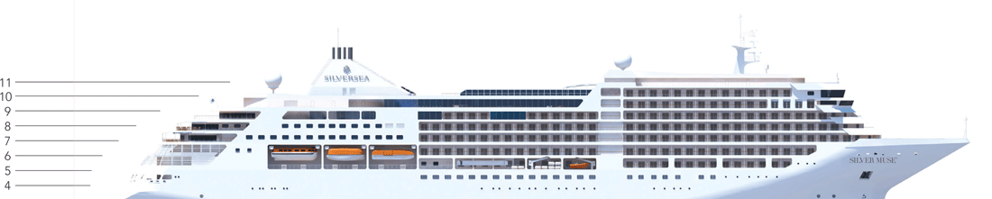 Where Deck 4 is on Silver Moon