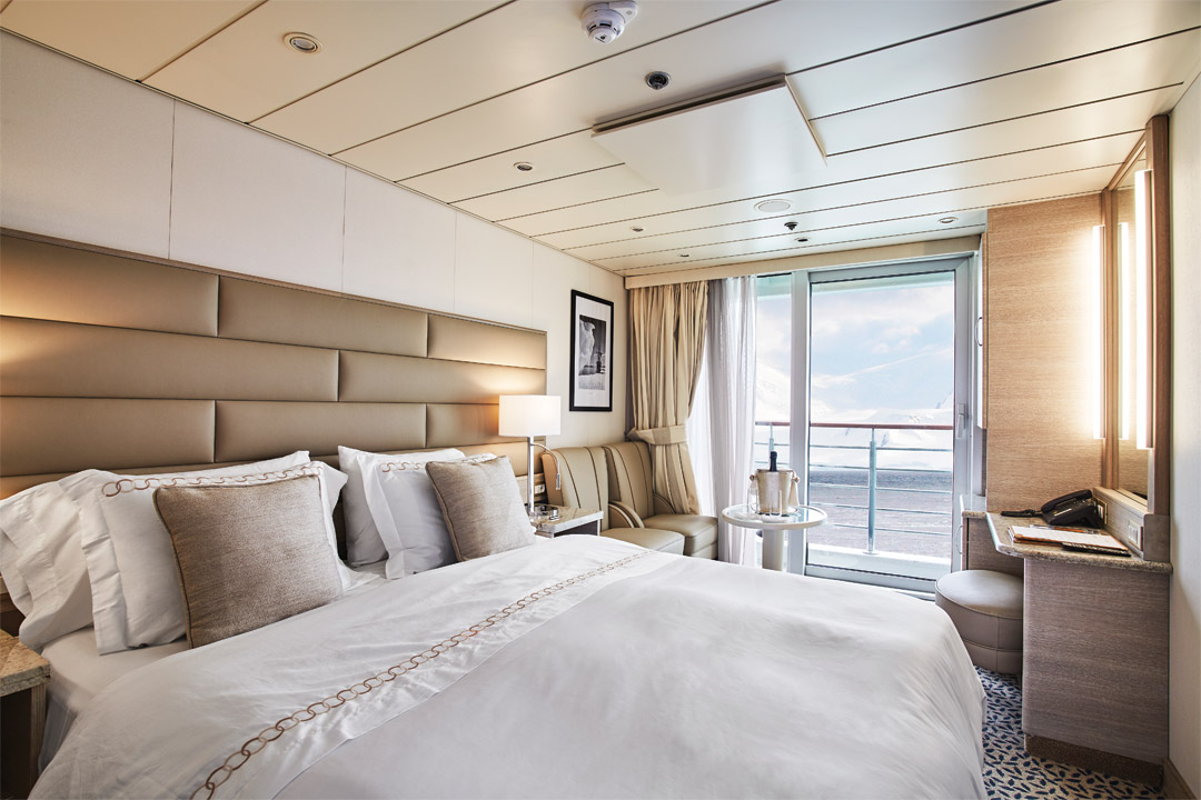  Luxurious and comfortable accommodations onboard <em>Silver Spirit</em>. 