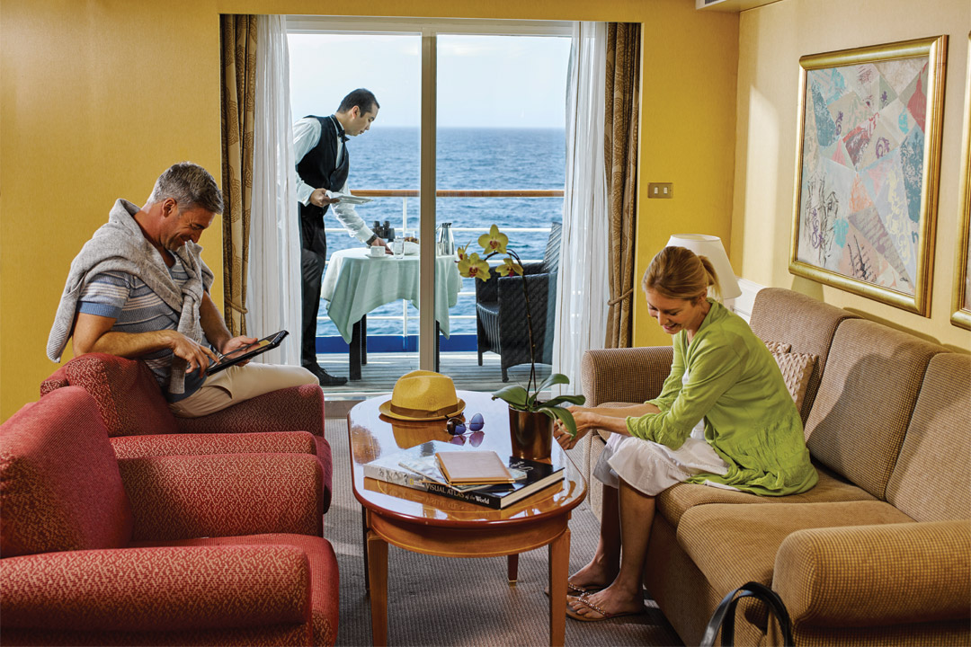  All meals, beverages, gratuities and butler service is included in your cruise fare 