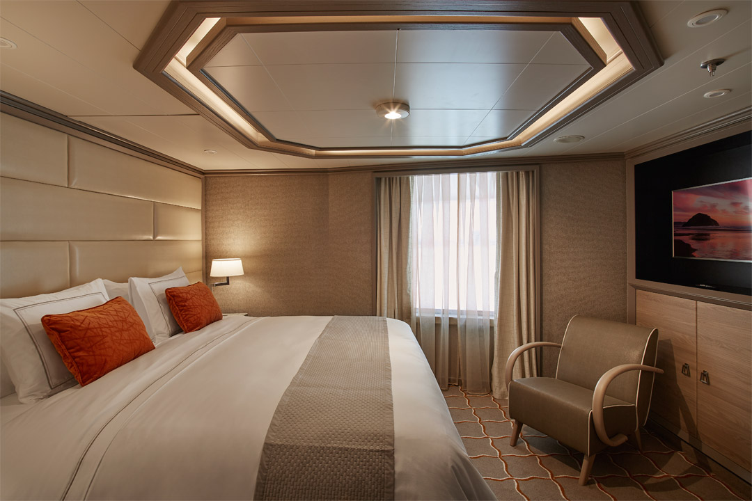  Every suite aboard <i>Silver Discoverer</i> has an ocean view 