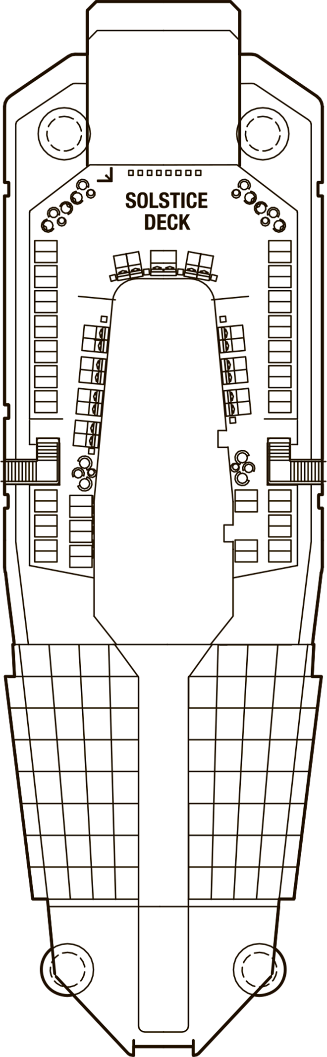 Deck 16 deck plan for Celebrity Solstice