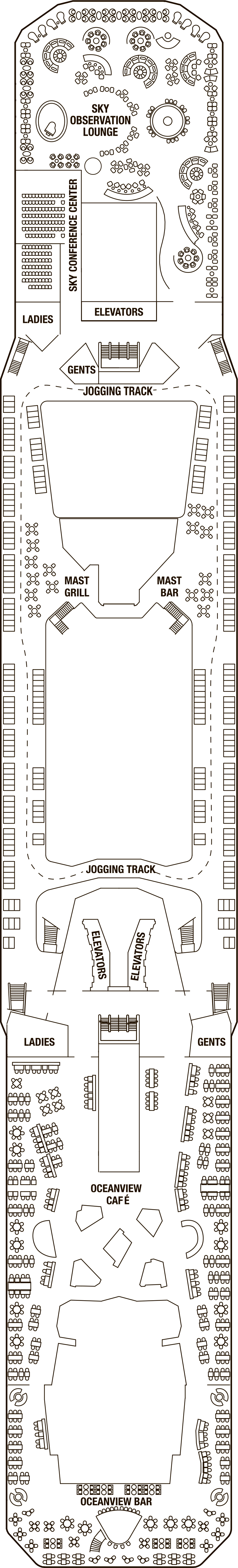 Deck 14 deck plan for Celebrity Equinox