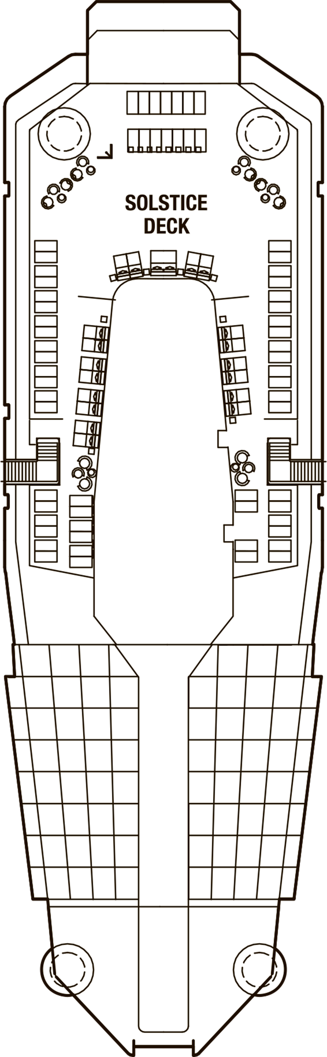 Deck 16 deck plan for Celebrity Reflection