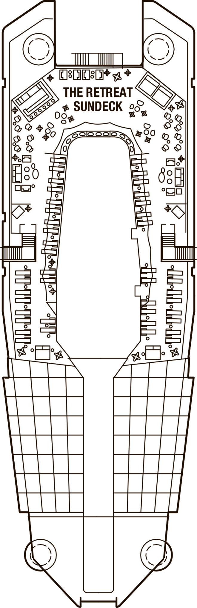 Deck 16 deck plan for Celebrity Silhouette
