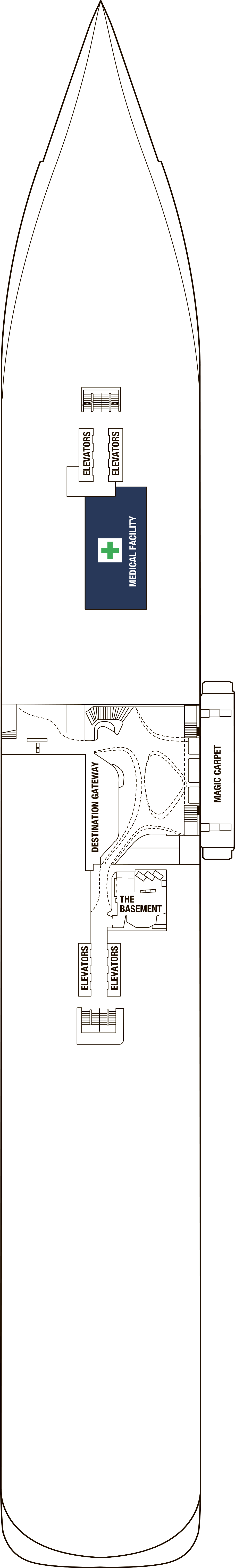 Deck 2 deck plan for Celebrity Edge